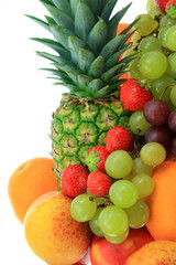 Fototapeta na wymiar Colorful, fresh fruit for background.