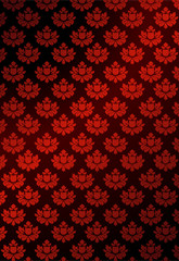 Illustration of red wallpaper
