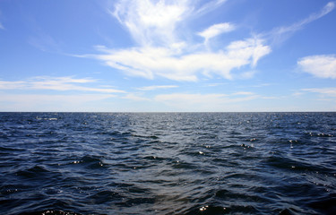 deep blue ocean