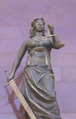 Justice statue