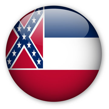 Mississippi state flag button