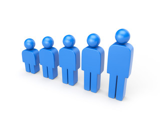 Business concept isolated on white