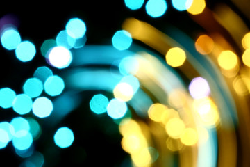 Obraz premium speed motion bokeh abstract background