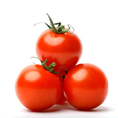 cherry tomato isolated on white background