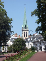 Fototapeta premium Aix Les Bains, ville thermale en Savoie