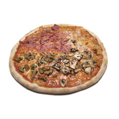 Pizza isolated on white