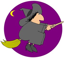 Witch On A Broom
