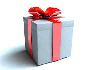 A Christmas gift-box