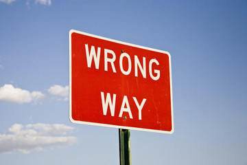 Schild Durchfahrt verboten USA