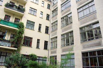Façades en creux, Berlin, Allemagne.