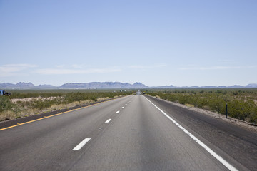Fototapeta na wymiar Interstate 10 Arizona USA