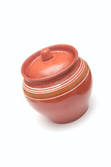 Clay pot.