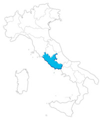 Fototapeta na wymiar Lazio - Italia