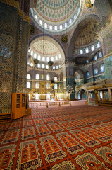 Yeni Cami in Eminonu neighborhood of Istanbul, Turkey.