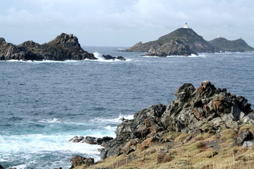 îles sanguinaires (près d'Ajaccio - Corse - France)