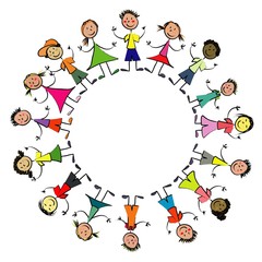 melting pot d'enfants du monde