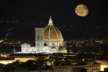 Wandcirkels tuinposter Prachtige kathedraal Santa Maria del Fiore, Florence - Italië © Fyle