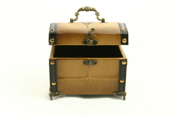 Isolated old chest