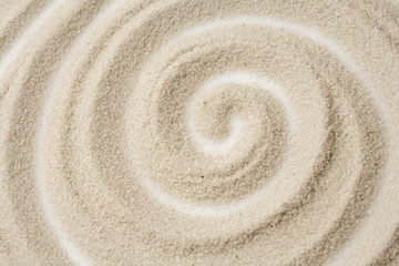 Fototapeta na wymiar Zdjęcie spirali w piasku