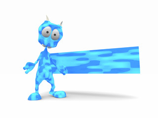 alien and banner