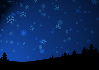 Obraz premium Christmas snow