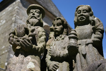 Fototapeta na wymiar Cmentarz św Thégonnec (Bretania, Finist?re)