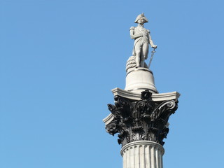Colonne Nelson à Trafalgar Square, Londres