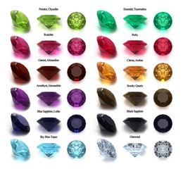 Gems. Full unique collection.