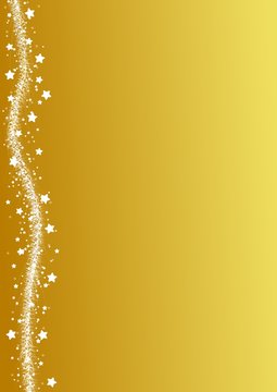 gold merry christmas decoration