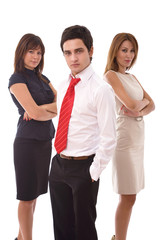 business teamwork concept with young business people