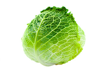 Fototapeta premium Cabbage isolated on a white background