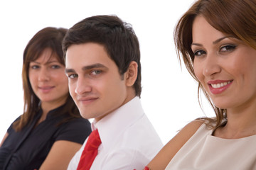 business teamwork concept with young business people meeting