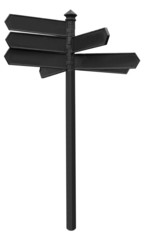 Direction arrows traffic sign