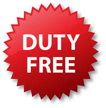 Duty Free Sale Sticker