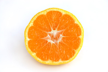 Half of tangerine