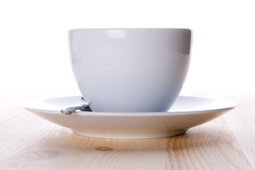 Perfect white coffee cup