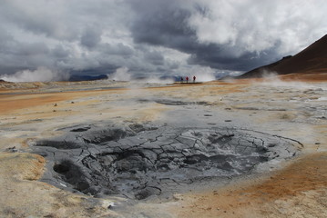 Geothermal landscape.