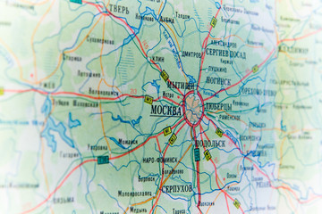 Moscow map