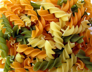 colored pasta