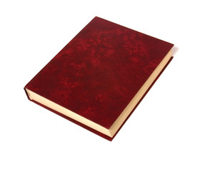 single book isolated on white