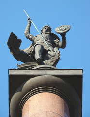 Fragment stelly Grateful Russia to soldiers of the law