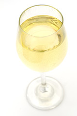 Wine Isolated Against White Background