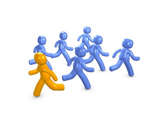 3d image, conceptual, Own path