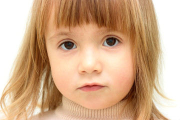 Portrait of a lovely blond baby-girl