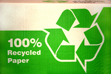 recycled paper box