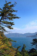 Fototapeta na wymiar Chuzenji lake, Nikko, Japan