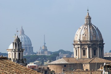 Naklejka na ściany i meble Dachy Rzymu