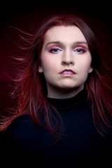 Portrait of a beautiful woman