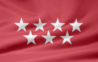 Flagge der autonomen Gemeinschaft Madrid