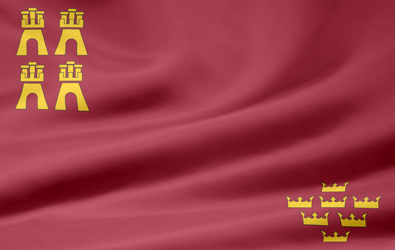 Flagge von Murcia
